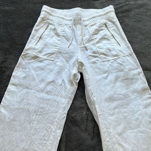 Athleta Cabo Linen Wide Leg Pant